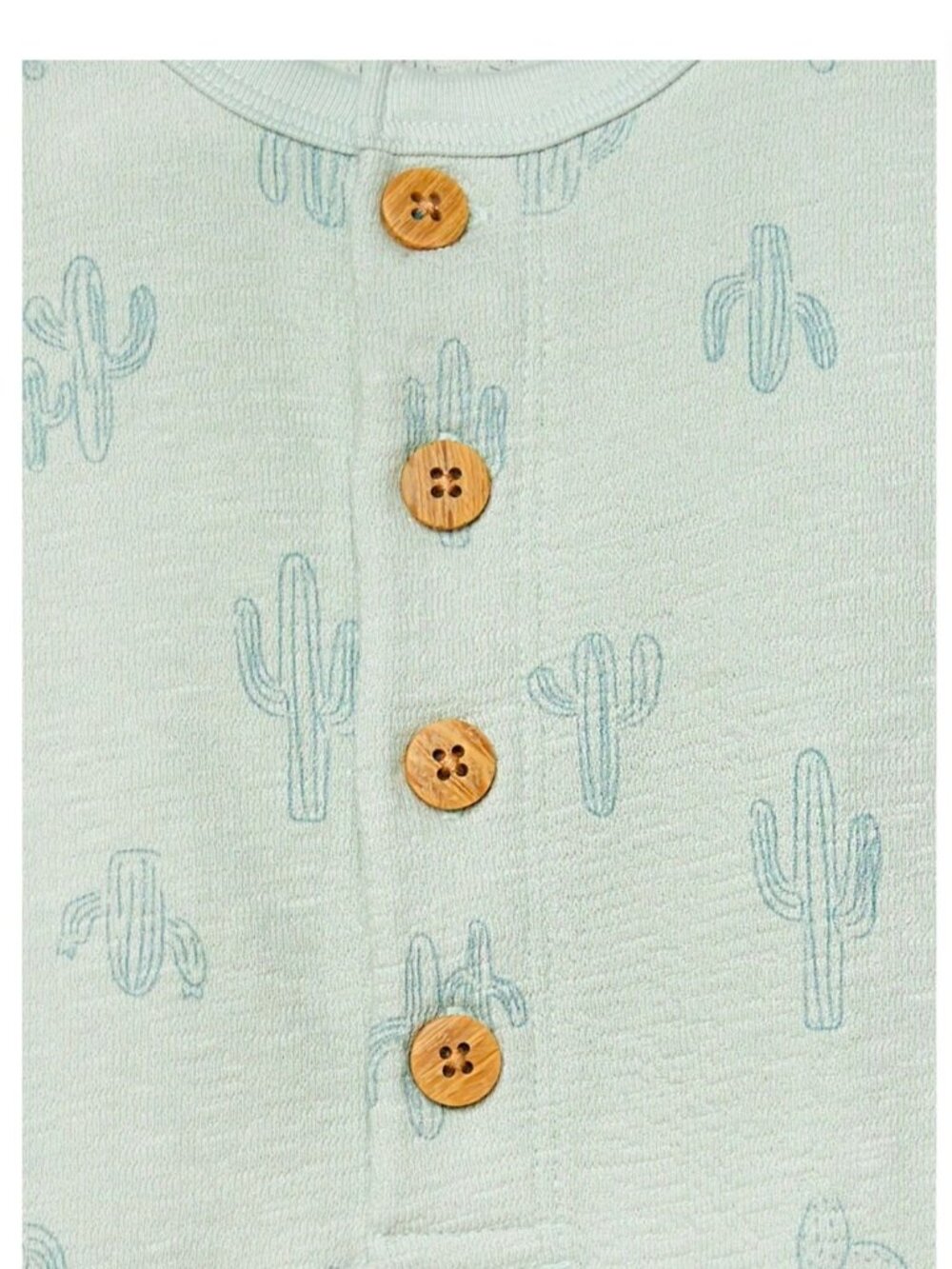 Infants Short Sleeve Cactus Henley Romper Size 18 Months NWT - Modern Moments - Picture 3 of 6